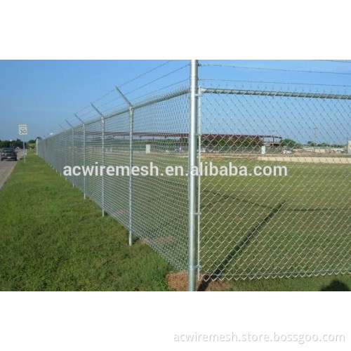 temporary construction chain link fence